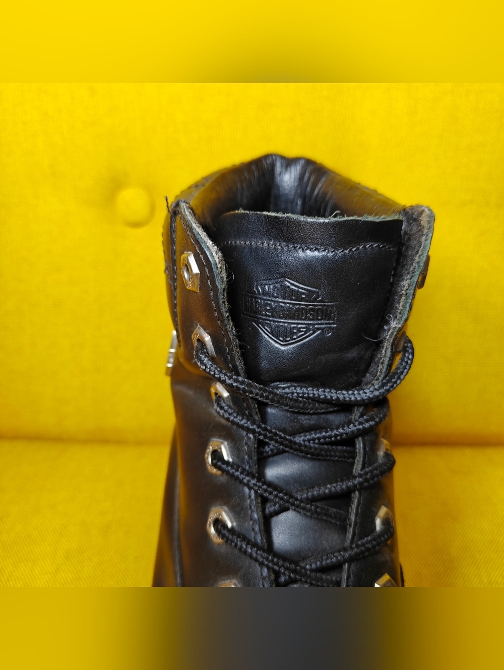 Harley-Davidson Cruise Control Black Leather Motorcycle Boot Women Shoe Size 6.5 - Picture 6 of 10